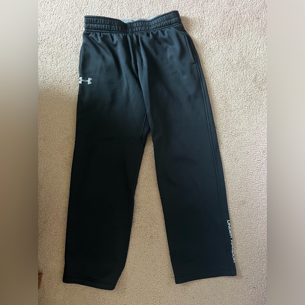 Under Armour Gray and Black Waistband Pants